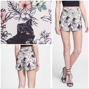 Re:Named Nordstrom High Waisted Cat Shorts